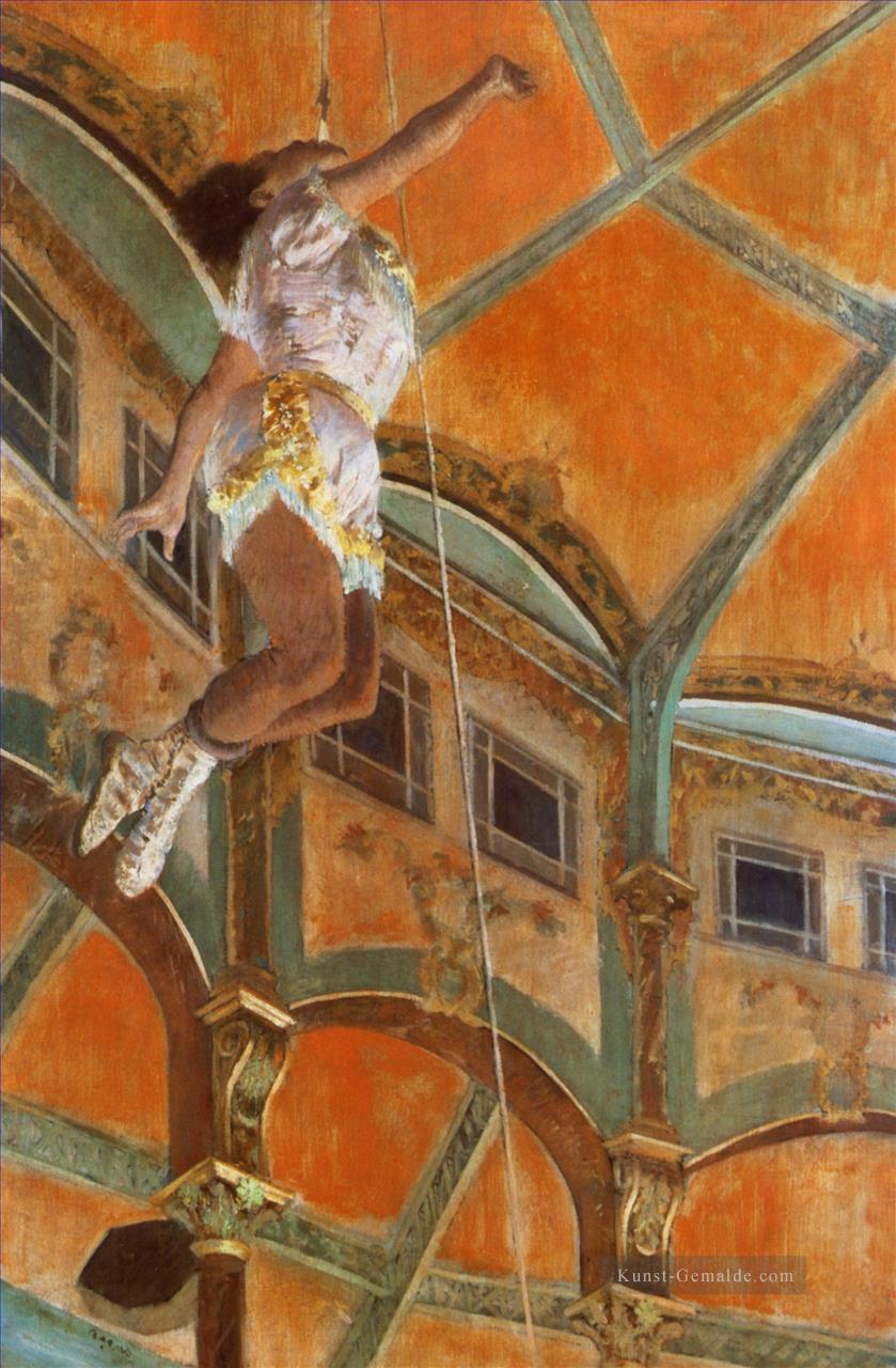 verpassen la la an der cirque fernando 1879 Edgar Degas Ölgemälde